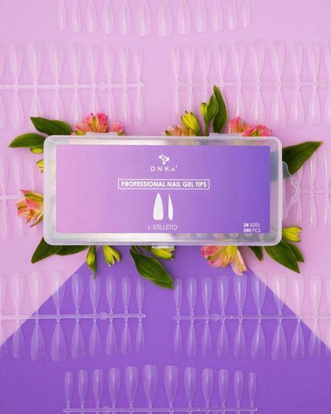 Гелеві тіпси DNKa' Professional Nail Gel Tips L-Stilleto, 240pcs NGTLDNKA фото