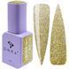 Гель лак DNKa, 12 ml Color #0097 - Напівпрозорий золотий з блискітками GPDC0097 фото 1