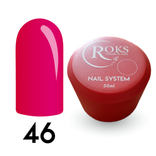 Cover Base - Без ТРО ROKS 30ml. №46 - Неонова малинова CBR30046 фото