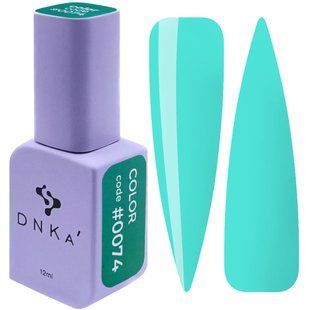 Гель лак DNKa, 12 ml Color #0074 - Аквамарин GPDC0074 фото