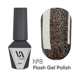 FLASH GEL POLISH VALERI № 8 NEWVFl6-8 фото