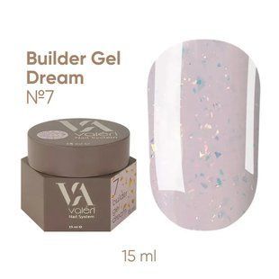 BUILDER GEL DREAM COLLECTION VALERI (15 ml). №07 NEWVDBG-07 фото