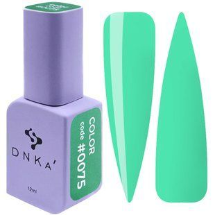 Гель лак DNKa, 12 ml Color #0075 - Бірюзово-зелений GPDC0075 фото