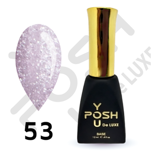 Cover Base - Без ТРО YOU POSH 12 ml. №53 - Світла лілова світловідбиваюча baseposh12053 фото