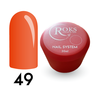 Cover Base - Без ТРО ROKS 30ml. №49 - Неонова оранжевий абрикос CBR30049 фото