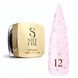 Light Acryl Gel Steffani 10 ml (Рідкий Акрил гель) №12 - Молочно-рожевий з срібною поталлю steflightacryl12 фото 1