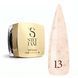 Light Acryl Gel Steffani 10 ml (Рідкий Акрил гель) №13 - Рожево-бежевий з срібною поталлю steflightacryl13 фото