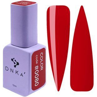 Гель лак DNKa, 12 ml Color #0080 - Червоний GPDC0080 фото
