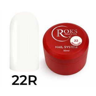 Cover Base - Без ТРО ROKS 50ml. №22R - Біла-молочна (щільна) CBR50022r фото