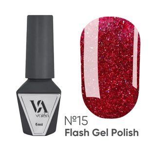 FLASH GEL POLISH VALERI № 15 NEWVFl6-15 фото