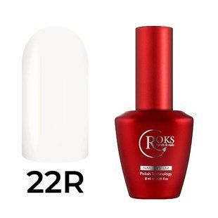 Cover Base - Без ТРО ROKS 8ml. №22R - Біла-молочна (щільна) CBR8022r фото
