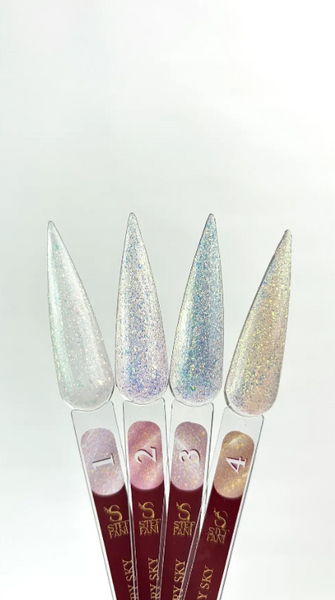 Builder Gel Starry Sky 50ml. №3 - Блакитний з голографічним шимером StarrySky3-50 фото