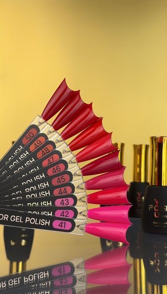 Гель лак - Без ТРО YOU POSH (7 ml). №41 - Рожевий неоновий colorposh41 фото