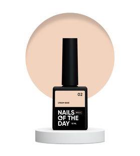 Base NAILSOFTHEDAY Cream №02, 10 мл u0000016873 фото