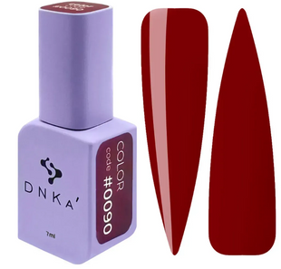 Гель лак DNKa, 7 ml Color #0090 - Бордова марсала GPDC70090 фото