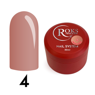 Cover Base - Без ТРО ROKS 30ml. №4 - Нюдова CBR30004 фото