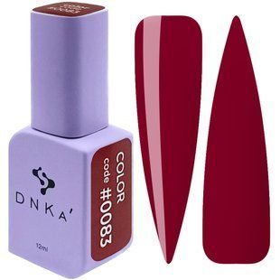 Гель лак DNKa, 12 ml Color #0083 - Темно-червоний GPDC0083 фото