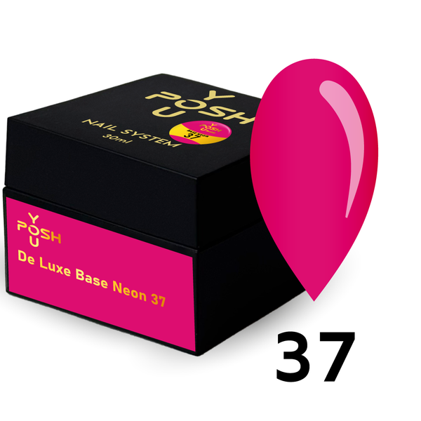 Cover Base - Без ТРО YOU POSH (30 ml). №37 - Неонова малинова baseposh30037 фото