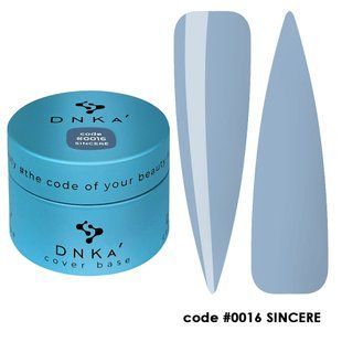 DNKa Cover Base, (30 ml). #0016 Sincere - Блакитна DNKA0016-30 фото