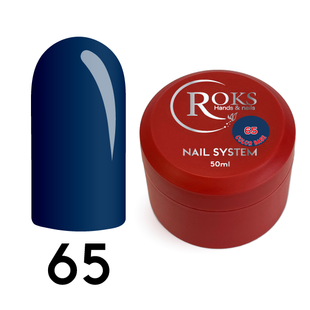 Cover Base - Без ТРО ROKS 50ml. №65 - Темно-синя CBR50065 фото