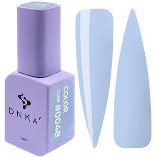 Гель лак DNKa, 12 ml Color #0048 - Блідо-волошковий GPDC0048 фото