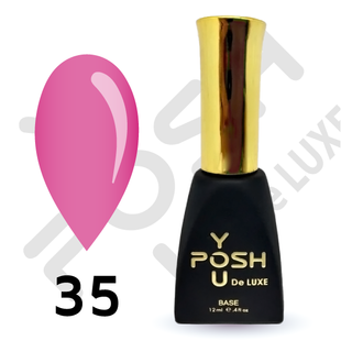 Cover Base - Без ТРО YOU POSH 12 ml. №35 - Неонова яскраво-рожева Barbie baseposh12035 фото