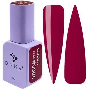 Гель лак DNKa, 12 ml Color #0084 - Винно-бордовий GPDC0084 фото
