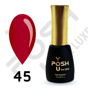Гель лак - Без ТРО YOU POSH (7 ml). №45 - Малиново-червоний colorposh45 фото