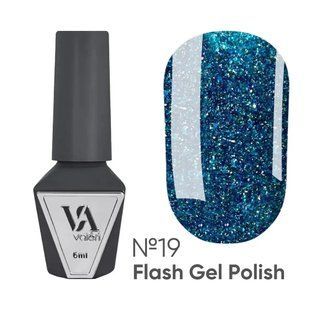 FLASH GEL POLISH VALERI № 19 NEWVFl6-19 фото