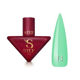 Rubber Base French(17 мл). №13 - Блідо-зелена (бірюзова) SCB17-13 фото