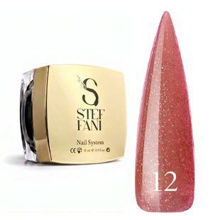 Steffani Builder Gel 12 (15мл) - Коричневий з шимером SBGel15-12 фото