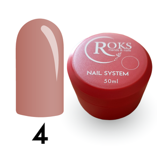 Cover Base - Без ТРО ROKS 50ml. №4 - Нюдова CBR50004 фото