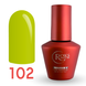 Гель лак - Без ТРО Roks 6 ml. №102 - Неоновий жовтий COLR102 фото