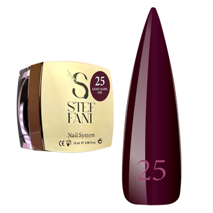 Light Acryl Gel Steffani 10 ml (Рідкий Акрил гель) №25 - Темно-бордовий steflightacryl25 фото