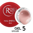 Builder Gel ROKS 30 мл №5 - Бежевий з розовим підтоном BGELR3005 фото