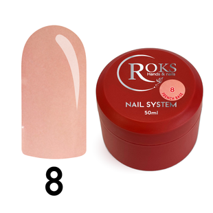 Cover Base - Без ТРО ROKS 50ml. №8 - Класична бежева CBR50008 фото