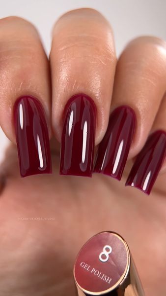 Гель лак - Без ТРО Steffani Color Gel polish №8 (9мл) - Бордовий із червоним відтінком SGP09-08 фото