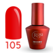 Гель лак - Без ТРО Roks 6 ml. №105 - Неоновий морквяний COLR105 фото