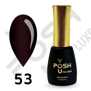 Гель лак - Без ТРО YOU POSH (7 ml). №53 - Темно-сливовий colorposh53 фото