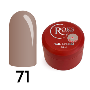 Cover Base - Без ТРО ROKS 30ml. №71 - Бежево-карамельна CBR30071 фото