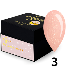 Cover Base - Без ТРО YOU POSH (30 ml). №3 - Рожево-бежева з золотим шимером baseposh30003 фото