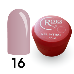 Cover Base - Без ТРО ROKS 50ml. №16 - Ніжна сітло-рожева CBR50016 фото