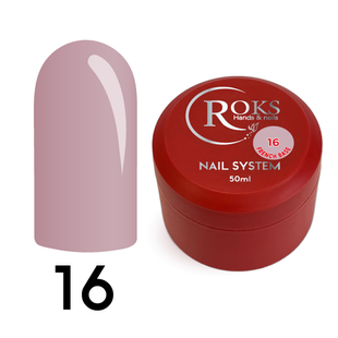Cover Base - Без ТРО ROKS 50ml. №16 - Ніжна сітло-рожева CBR50016 фото