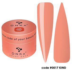DNKa Cover Base, (30 ml). #0017 Kind - Персикова-помаранчева DNKA0017-30 фото