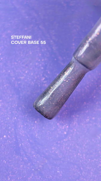 Rubber Base French(50 мл). №55 - Ніжно-волошкова з шимером SCB50-55 фото