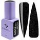 Гель лак DNKa, 12 ml Color #0099 - Чорний з шимером GPDC0099 фото 1