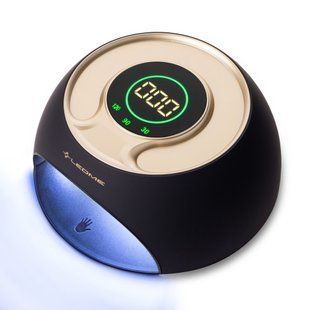 Лампа для манікюру LEDME ONE 120W BLACK ledmebl фото