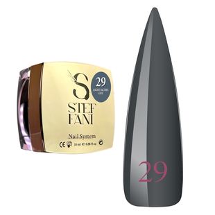 Light Acryl Gel Steffani 10 ml (Рідкий Акрил гель) №29 - Темно сірий steflightacryl29 фото