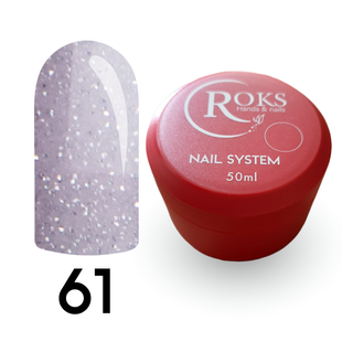 Cover Base - Без ТРО ROKS 50ml. №61 - Світла лілова світловідбиваюча CBR50061 фото