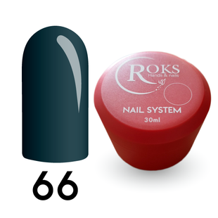 Cover Base - Без ТРО ROKS 30ml. №66 - Темно-сіра CBR30066 фото